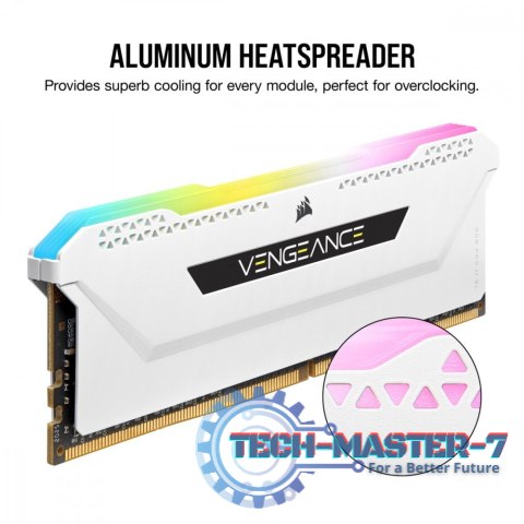 Pamięć DDR4 Vengeance RGB PRO SL 32GB/3600(2*16GB) biały Pamięć DDR4 Vengeance RGB PRO SL 32GB/3600(2*16GB) biały