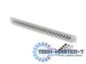 Patch panel 24 porty 19 cali gniazdo Typ F beczka szary