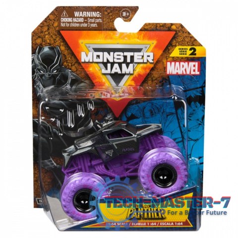 Samochodzik Monster Jam Black Panther