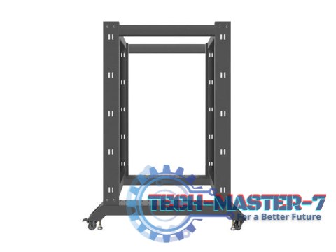 Stojak Open rack 22U 600x1000 czarny Stojak Open rack 22U 600x1000 czarny