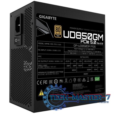 Zasilacz UD850GM PG5 850W 80PLUS GOLD PFC ATX Zasilacz UD850GM PG5 850W 80PLUS GOLD PFC ATX