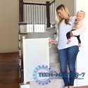 Bramka barierka roleta 150 cm ochronna zabezpieczająca na schody i drzwi - beżowa ECOTOYS ECOTOYS