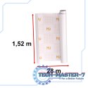 Folia rolka matowa gładka biała 1,52x28m