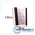 Folia rolka matowa gładka czarna 1,52x28m