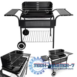 Grill ogrodowy metalowe półki regulacja rusztu koła MultiGarden MultiGarden