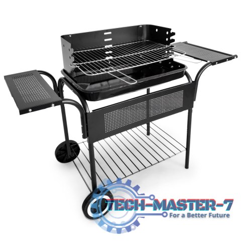 Grill ogrodowy metalowe półki regulacja rusztu koła MultiGarden MultiGarden Grill ogrodowy metalowe półki regulacja rusztu koła MultiGarden MultiGarden