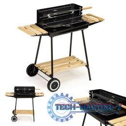 Grill ogrodowy węglowy z półkami regulacja 2 ruszty przenośny MultiGarden MultiGarden