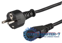 Kabel zasilający SAVIO IEC C13 1.2m. CL-89