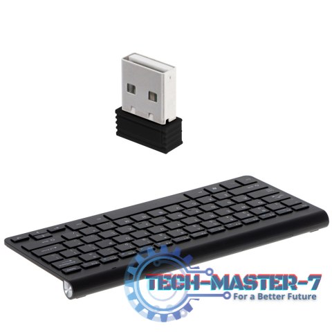 Klawiatura bezprzewodowa bluetooth Smart TV czarna Klawiatura bezprzewodowa bluetooth Smart TV czarna