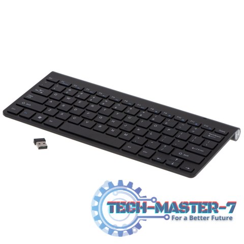 Klawiatura bezprzewodowa bluetooth Smart TV czarna Klawiatura bezprzewodowa bluetooth Smart TV czarna