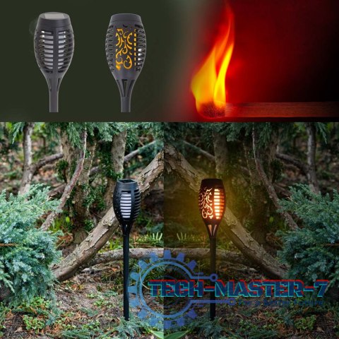 Lampy solarne ogrodowe pochodnie 12LED 4szt. Lampy solarne ogrodowe pochodnie 12LED 4szt.