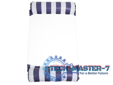 Materac dmuchany hamak wodny fotel krzesło do pływania 120 x 70 cm granatowy Materac dmuchany hamak wodny fotel krzesło do pływania 120 x 70 cm granatowy
