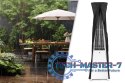 Ogrzewacz parasol gazowy grzejnik 13 kW srebrny szklany na ogród patio reduktor wąż pokrowiec MultiGarden MultiGarden