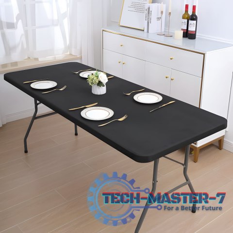 Stół cateringowy 180 cm składany w walizkę czarny ModernHome ModernHome Stół cateringowy 180 cm składany w walizkę czarny ModernHome ModernHome