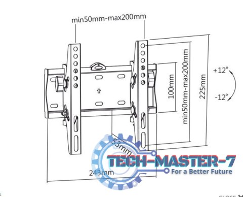 Uchwyt do TV MACLEAN BRACKETS MC-667 (nośność 30kg \23 - 42 cale) Uchwyt do TV MACLEAN BRACKETS MC-667 (nośność 30kg \23 - 42 cale)
