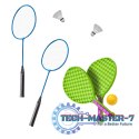 Zestaw sportowy 5w1 badminton koszykówka siatkówka tenis frisbee
