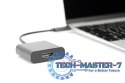 Adapter graficzny HDMI 4K 30Hz UHD na USB 3.1 Typ C, z audio, czarny, dł. 15cm