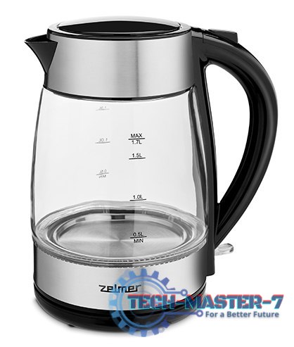 Czajnik ZELMER ZCK8011 (1.7L /2200W /Inox-czarny ) Czajnik ZELMER ZCK8011 (1.7L /2200W /Inox-czarny )
