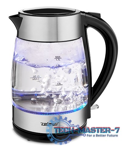 Czajnik ZELMER ZCK8011 (1.7L /2200W /Inox-czarny ) Czajnik ZELMER ZCK8011 (1.7L /2200W /Inox-czarny )