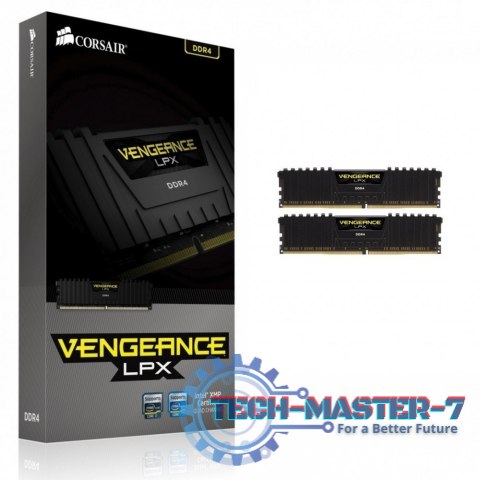 DDR4 Vengeance LPX 16GB/3200(2*8GB) CL16-18-18-36 BLACK 1,35V XMP 2.0