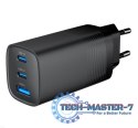 GEMBIRD SZYBKA ŁADOWARKA USB POWER DELIVERY USB TYPU C, 3X USB, 65 W, GAN CZARNA