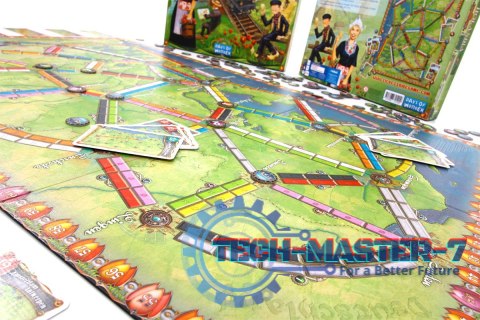 Gra Wsiąść do pociągu Kolekcja Map 4 - Holandia Gra Wsiąść do pociągu Kolekcja Map 4 - Holandia