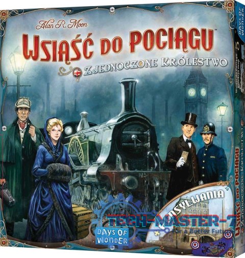 Gra Wsiąść do pociągu Kolekcja Map 5 - Zjednoczone Królestwo / Pensylwania