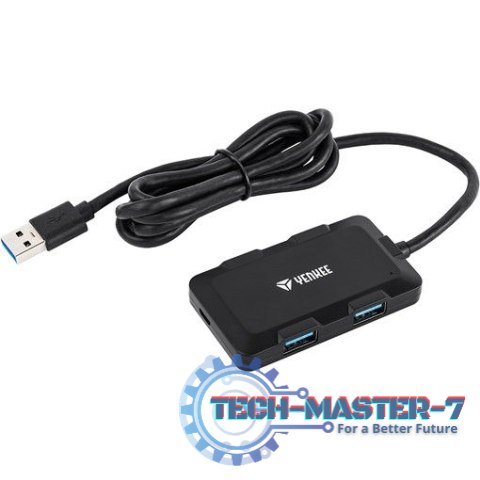 Hub ładujący z 4 portami USB YHB 4341BK,