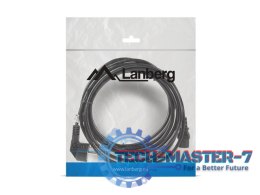 Kabel zasilający CEE 7/7 - IEC 320 C13 VDE 5M czarny