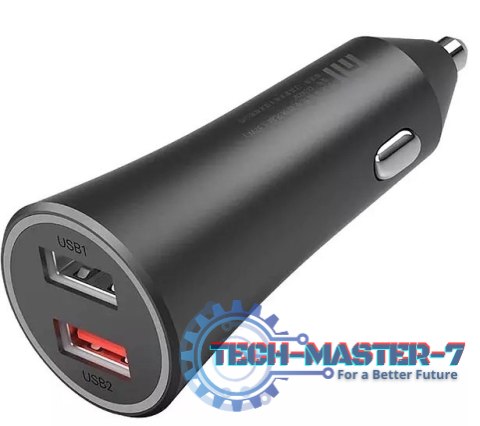 Ładowarka samochodowa XIAOMI 2x USB Czarny 26554 Ładowarka samochodowa XIAOMI 2x USB Czarny 26554
