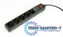 Listwa zasilająca 5 X French socket/3m