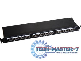Patchpanel STP kat.6 19 cali 1U 24xRJ45 LSA