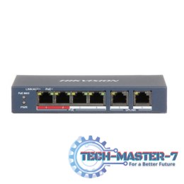 Przełącznik HIKVISION DS-3E0106P-E/M (2x 10/100 )
