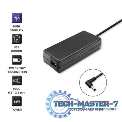 Zasilacz do Toshiba 65W | 19V | 3.42A | 5.5*2.5 Zasilacz do Toshiba 65W | 19V | 3.42A | 5.5*2.5