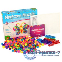 ALEXANDER Magiczne Mozaiki wpinanie guzików 600el. 5+