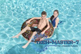Kółko do pływania koło dmuchane BESTWAY 36188 donut brązowe 107cm