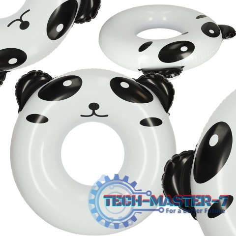 Kółko do pływania koło dmuchane panda 80cm max 60kg Kółko do pływania koło dmuchane panda 80cm max 60kg