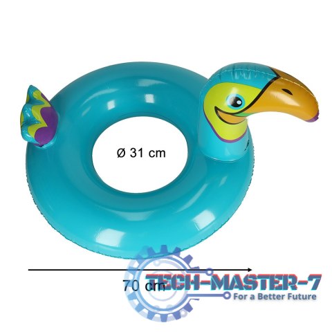 Kółko do pływania koło dmuchane tukan 70cm max 40kg Kółko do pływania koło dmuchane tukan 70cm max 40kg