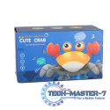 Krab uciekający pełzający czujnik interaktywna akumulator USB czerwony