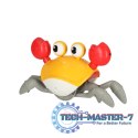 Krab uciekający pełzający czujnik interaktywna akumulator USB czerwony