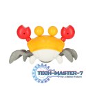 Krab uciekający pełzający czujnik interaktywna akumulator USB czerwony