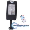Lampa solarna latarnia ogrodowa uliczna 128LED + pilot