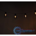 Lampki ogrodowe solarne żarówki girlanda loft 10LED