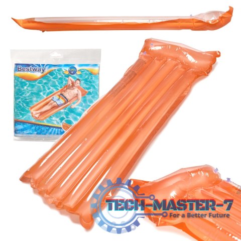 Materac dmuchany plażowy BESTWAY 44013 pomarańczowy Materac dmuchany plażowy BESTWAY 44013 pomarańczowy