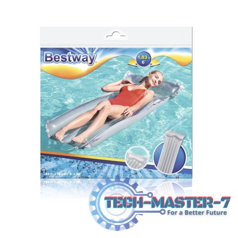 Materac dmuchany plażowy BESTWAY 44013 szary Materac dmuchany plażowy BESTWAY 44013 szary