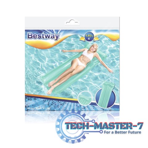 Materac dmuchany plażowy BESTWAY 44013 turkusowy Materac dmuchany plażowy BESTWAY 44013 turkusowy