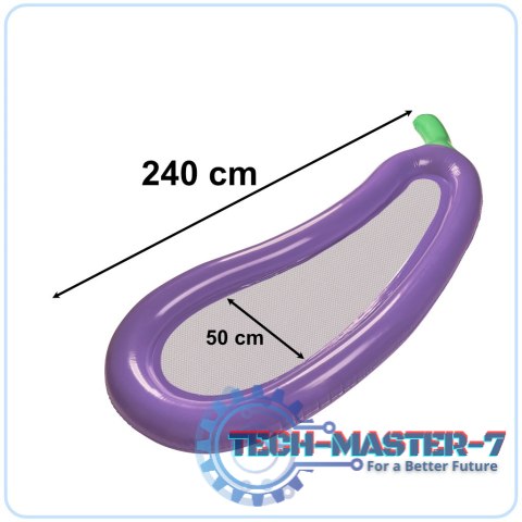 Materac dmuchany siateczkowy bakłażan 240cm Materac dmuchany siateczkowy bakłażan 240cm