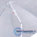 Parasol ogrodowy plażowy regulowany łamany 150cm liście UV