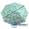 Parasol ogrodowy plażowy regulowany łamany 150cm liście UV