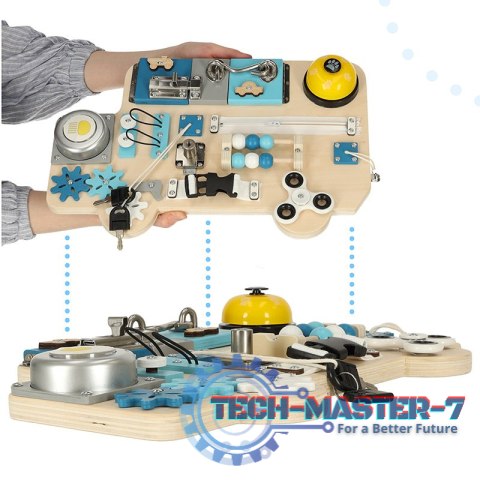 Tablica manipulacyjna sensoryczna LULILO BUSO Tablica manipulacyjna sensoryczna LULILO BUSO